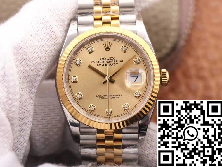 Rolex Datejust EW M126233-0017 Dial Champagne Factory 0320